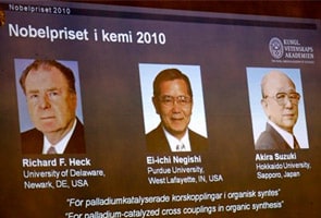 Two Japanese, American share Nobel prize for chemistry
