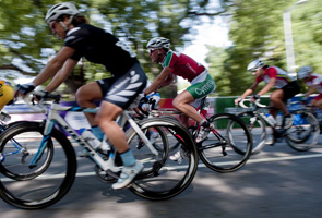 Cyclists unnerved by Delhi's empty streets