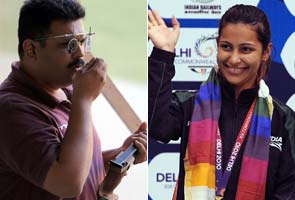 Heena bags silver, Jung bronze in shooting