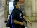 Kasab on video conference laughs during hearing
