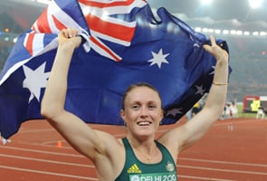 Australia's Pearson wins women's 100m gold medal