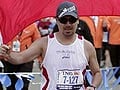 Rescued Chilean miner runs in New York marathon