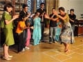 Michelle danced to Rang De Basanti with students at Mumbai University