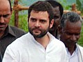 Rahul Gandhi crosses security cordon to enter hut