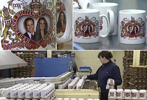 Prince William, Kate wedding mugs go into production