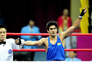 Vijender Singh wins gold medal in boxing