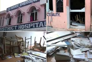 Angry mob ransacks hospital in Jammu