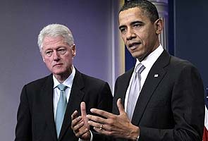 Obama ropes in Bill Clinton to save his tax deal