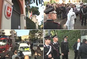 Blasts at Swiss, Chile embassy in Rome