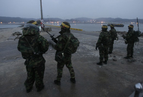 South Korea starts live-fire drill as UN bickers