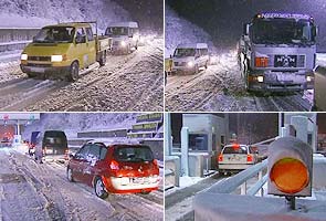 Heavy snow causes road chaos in Bosnia