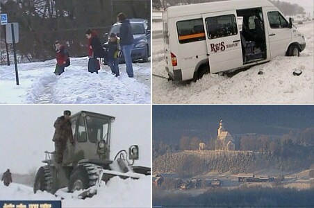 Freezing weather kills 26  in Central Europe