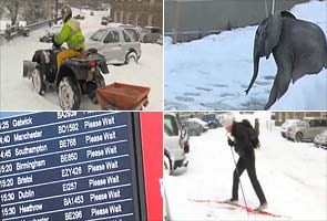 Snow hits flights, trains in Europe Snow hits flights, trains in Europe
