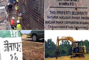 Villagers protest against Jaitapur nuclear power plant