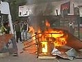 Lathicharge on farmers in Lucknow