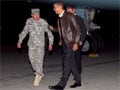 US President Barack Obama lands in Afghanistan for unannounced visit