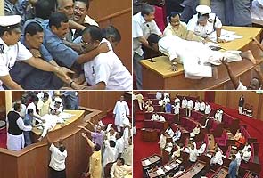 Ruckus in Orissa Assembly, MLA sleeps on Speaker's table