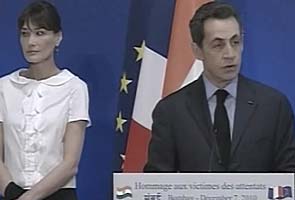 Sarkozy pays tribute to 26/11 martyrs at Police Memorial