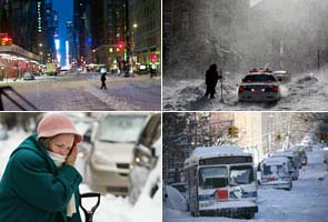 In New York, heaviest snow in decades