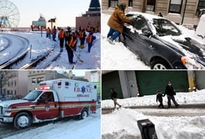 Heavy snow blocked hundreds of ambulances