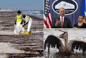 US sues BP, 8 other companies in Gulf oil spill 