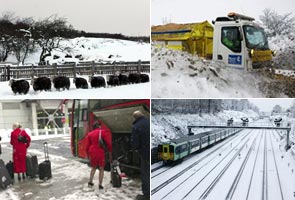 Incessant snow brings UK to a halt