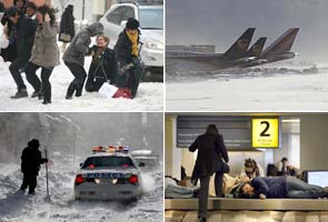 Airports reopen after monster blizzard leaves a trail of disruption