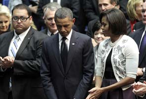 Obama at memorial service for Arizona shooting victims