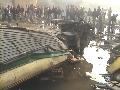 Varanasi: 12 killed as bus falls into river