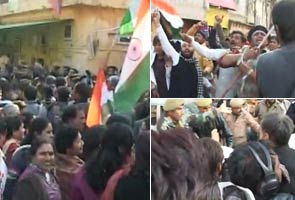 BJP activists attack minister's car in Jammu