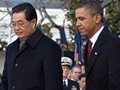 Barack Obama welcomes Hu Jintao with 21-gun salute