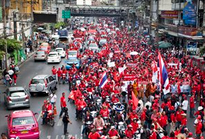 Thailand: 'Red Shirts' protest in Bangkok