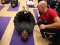 Using Yoga to help New York's cabbies relax