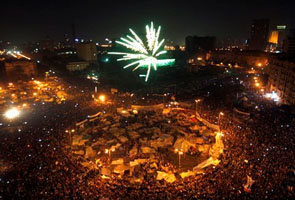 Arabs celebrate Hosni Mubarak's exit