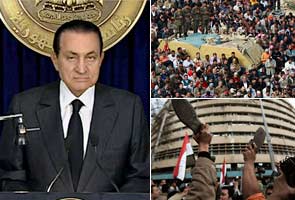 Mubarak leaves Cairo as crowds surge: Report
