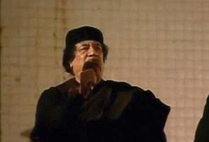 Libya unrest: 'We'll be victorious', a defiant Gaddafi tells supporters
