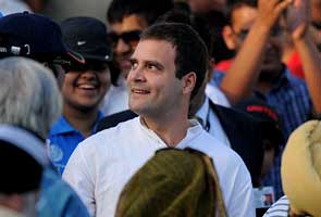 Rahul Gandhi watches slog overs from non-VIP stand