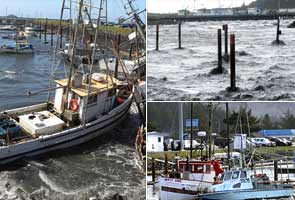 California port town attracts tsunamis