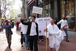 Dandi March II in US against corruption in India