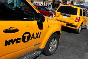 Cab driver runs over two passengers, says police