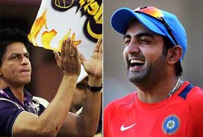 SMS from SRK felt good, says Gautam Gambhir