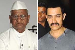 Aamir Khan pledges support to Anna Hazare