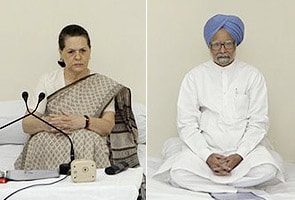 PM, Sonia at Puttaparthi today