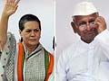 Anna Hazare writes to Sonia Gandhi about Sibal, Digvijaya