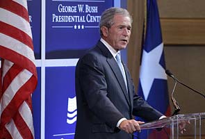 Bush says he 'wasn't overjoyed' by Osama news