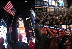 Osama bin Laden dead: Near World Trade Centre site, raised fists and cheers Osama bin Laden dead: Near World Trade Centre site, raised fists and cheers