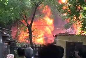 Fire at powerhouse in Ghaziabad