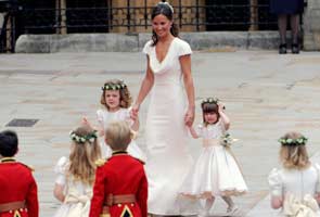 Wedding dress a hit. Sister's, not just Kate's