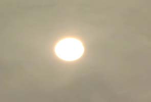 Partial solar eclipse today