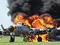 Vintage World War II plane catches fire, 7 onboard escape unhurt